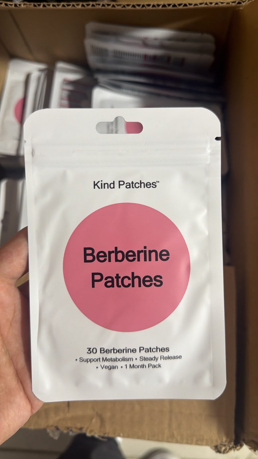 Berberine Patches x30 UNI– mejora tu metabolismo, controla antojos y controla tu peso con tan solo 1 parche has por 8 horas